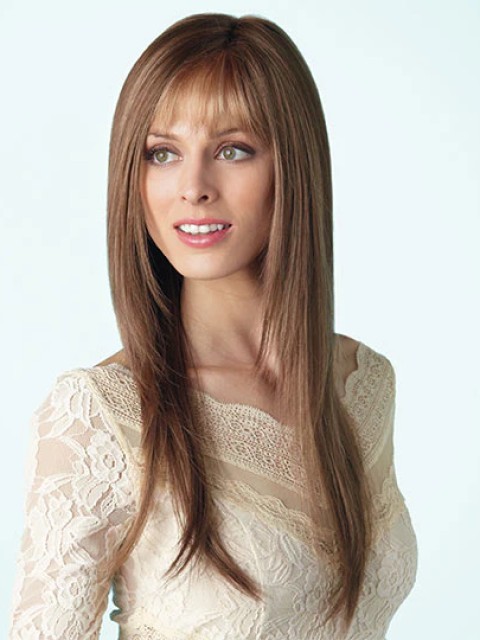 Stevie | Syntet Peruk (Dubbel Mono Top)